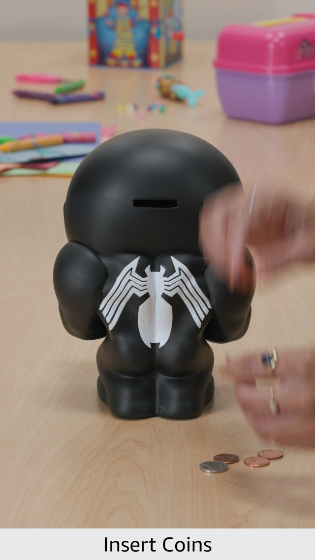 Amazon.com: Venom PVC Bank (C: 1-1-2) : Toys & Games